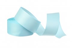 Репсовая лента светло-голубая (11) 4 см