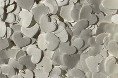 Конфетти тишью сердечки жемчужные 1,5 см (213) 20 г