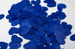Конфеті тішью сердечки фіолетовіо-сині (51) 20 г
