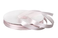 Лента атласная бледно-розовая (90) 1,2 см