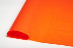 Влагостойкая бумага тишью оранжевая (17) 50х70 см - 10 листов