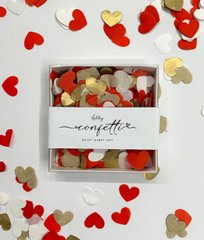 Конфеті Box сердечки Mix (710) розмір S, 15 грам