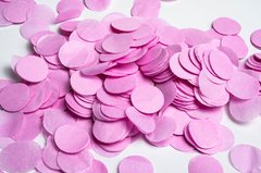 Конфетти тишью кружочки фиолетово-розовые темные (41) 20 г