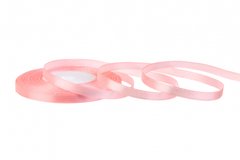 Стрічка атласна ніжно-рожева (66) 0,7 см