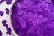 Конфетти тишью сердечки темно-фиолетовые 1,5 см (45) 20 г