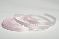 Лента атласная бледно-розовая (90) 0,7 см