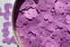Конфеті тішью сердечки фіолетові 1,5 см (157) 20 г