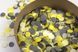 Конфеті тішью кружечки жовто-сірий Mix (519) 20 г