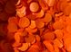 Конфетти тишью кружочки оранжевые 1,5 см (17) 20 г