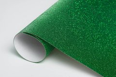 Картон з глітером, зелений (25) 25х35 см