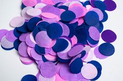 Конфеті тішью кружечки Фіолетовий Mix (040) 20 г