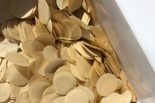 Конфетти тишью кружочки Крафт (62) 20 г