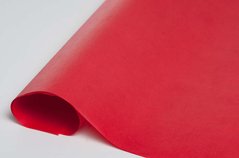 Пакувальний папір тішью червоний насичений (40) 50х70 см - 10 листів