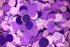 Конфетти тишью кружочки фиолетово-розовый Mix (506) 20 г
