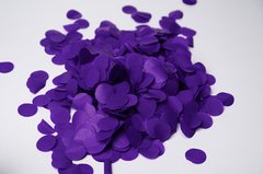 Конфетти тишью кружочки темно-фиолетовые (45) 20 г