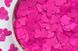 Конфеті тішью сердечки темно-рожеві 1,5 см (03) 20 г