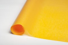 Вологостійкий папір тішью жовтий (11) 50х70 см - 10 листів