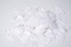 Конфеті тішью кружечки білі (59) 20 г