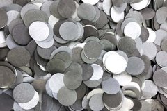 Конфеті тішью кружечки срібний Mix (504) 20 г