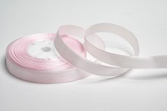 Лента атласная бледно-розовая (90) 0,7 см