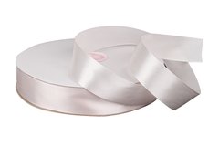 Лента атласная бледно-розовая (119) 2,5 см